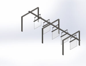 Covid Barrier with Frame-ISO