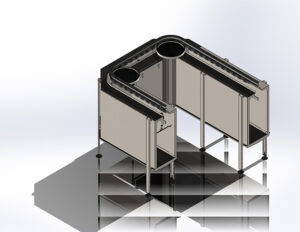 Trolley Wash Drip Cabinet-ISO 2